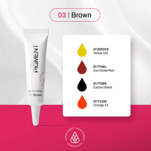 Microblading Pigment - Brown 3  - 10ml