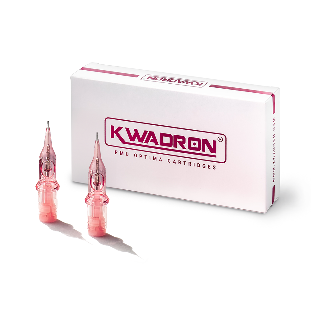 KWADRON PMU Optima cartridge box packaging for 1 Round Liner needles