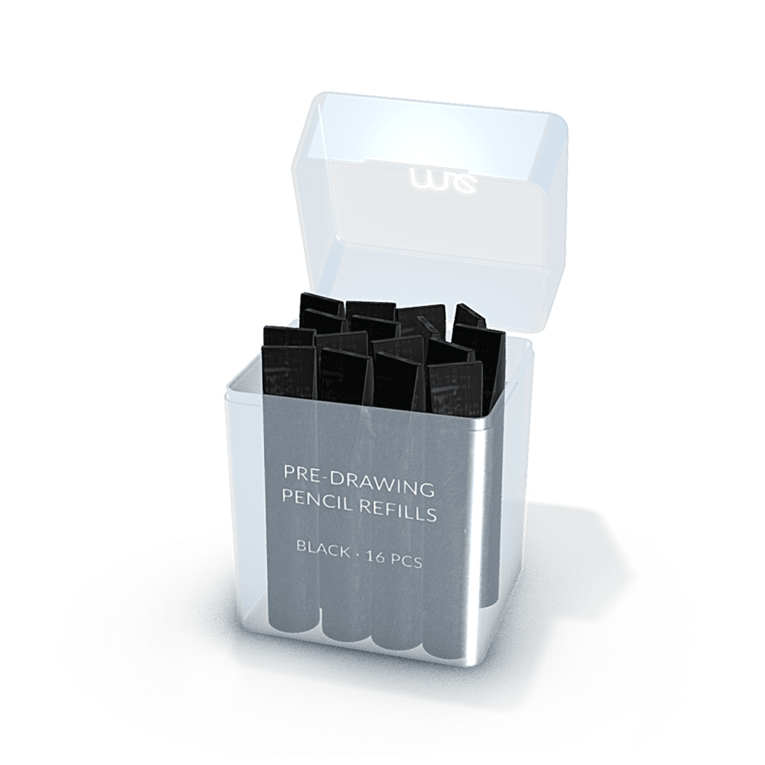 The Pigment - Disposable refills / crayons for ME aluminium pens - Black