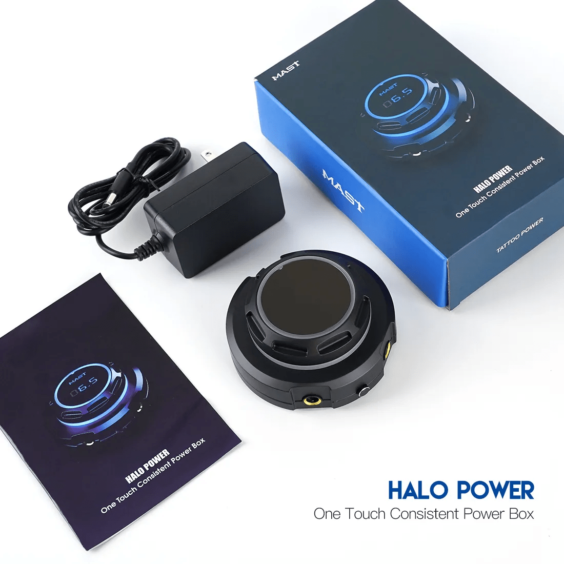 The Pigment - Dragonhawk Mast Halo Tattoo Power Supply Dual Mode Start-Up for Tattoo Machines