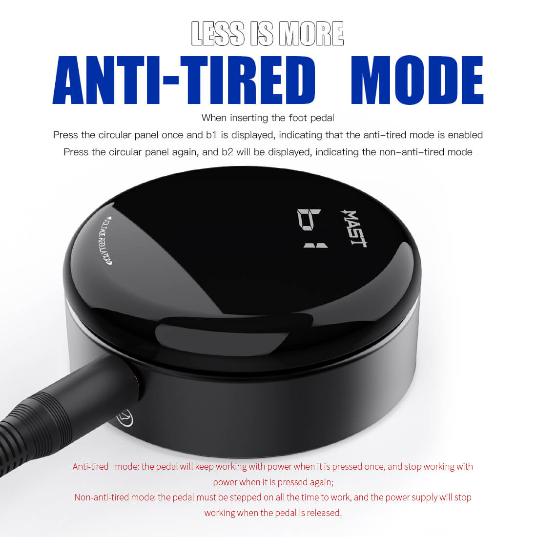 The Pigment - Mast Circle Tattoo Power Supply OLED Simple Power for Tattoo Machines