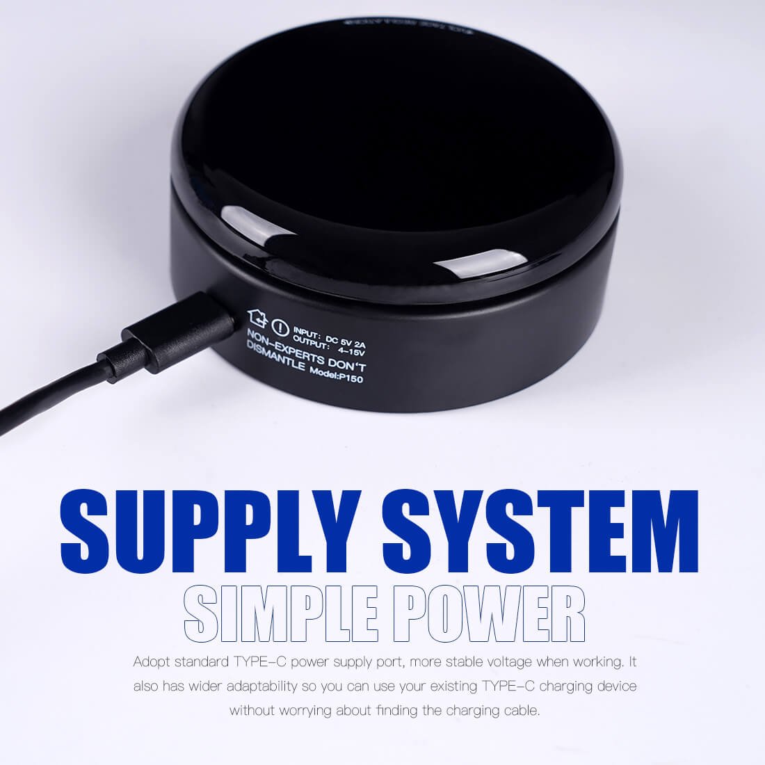 The Pigment - Mast Circle Tattoo Power Supply OLED Simple Power for Tattoo Machines