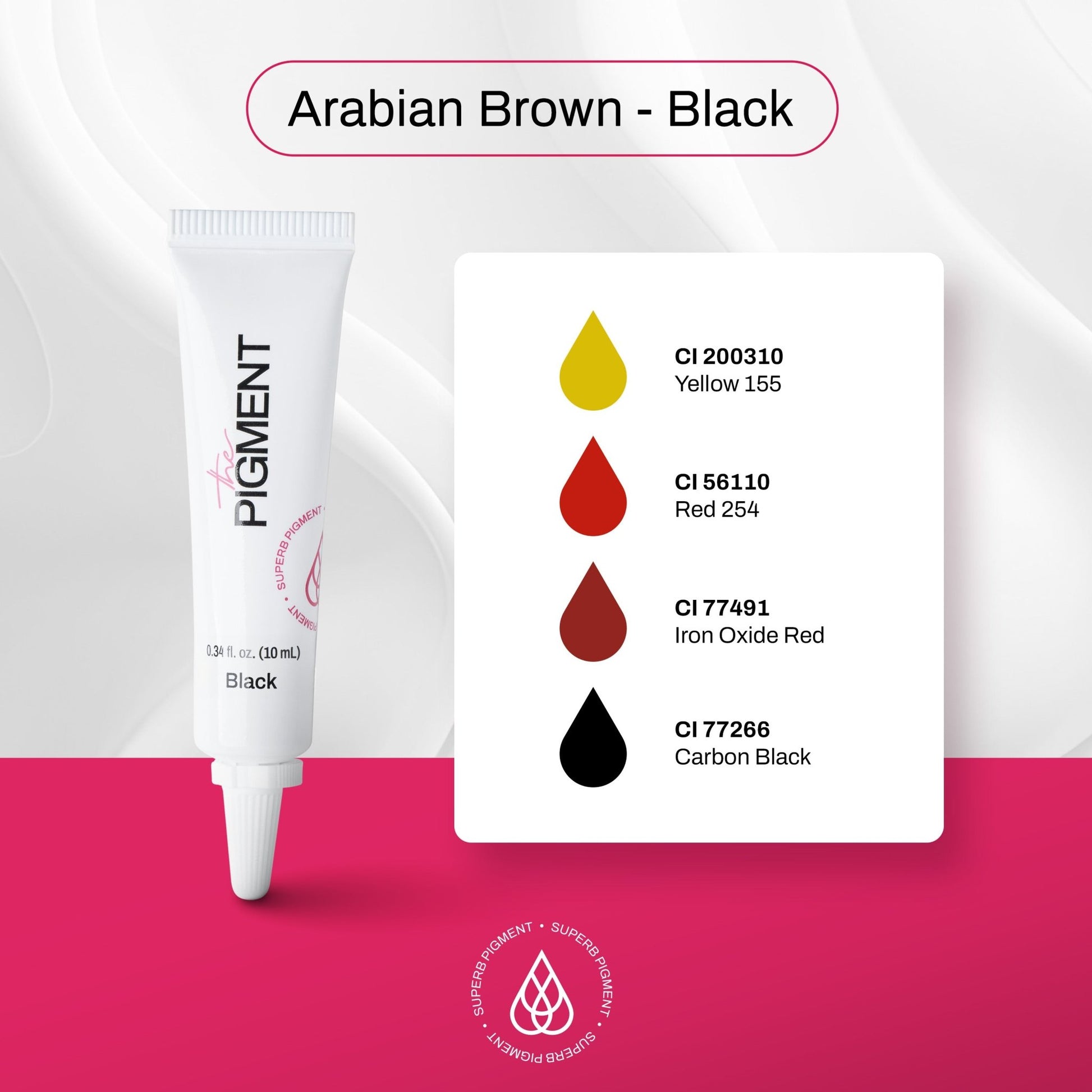 The Pigment - Microblading Pigment - Arabian Brown - 10ml