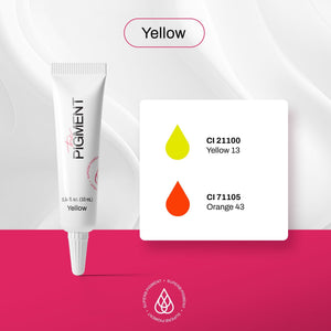 The Pigment - Microblading Pigment - Yellow - 10ml