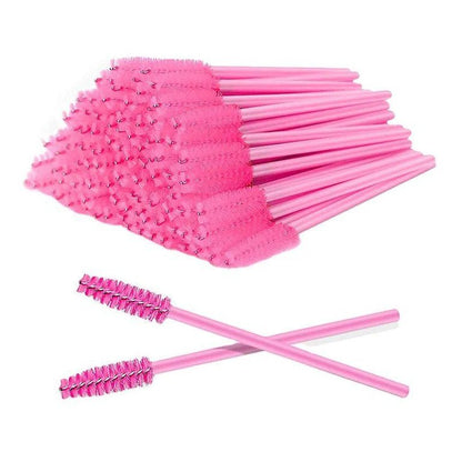 The Pigment - POPU - Disposable Eyebrow Brush 50pcs - Pink