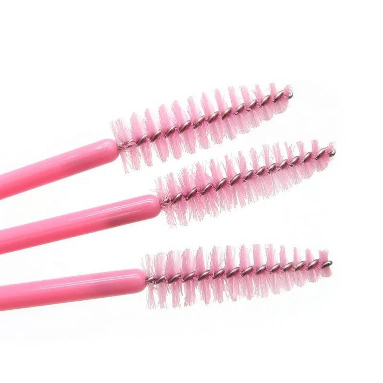The Pigment - POPU - Disposable Eyebrow Brush 50pcs - Pink