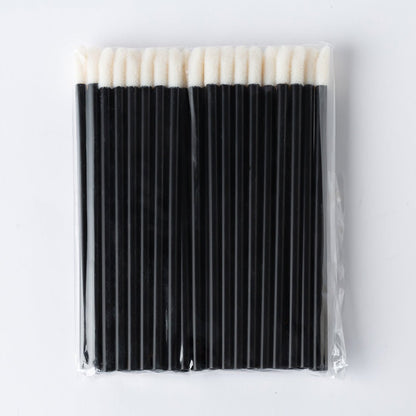 The Pigment - POPU - Disposable Lip Brush - 50pcs - Black