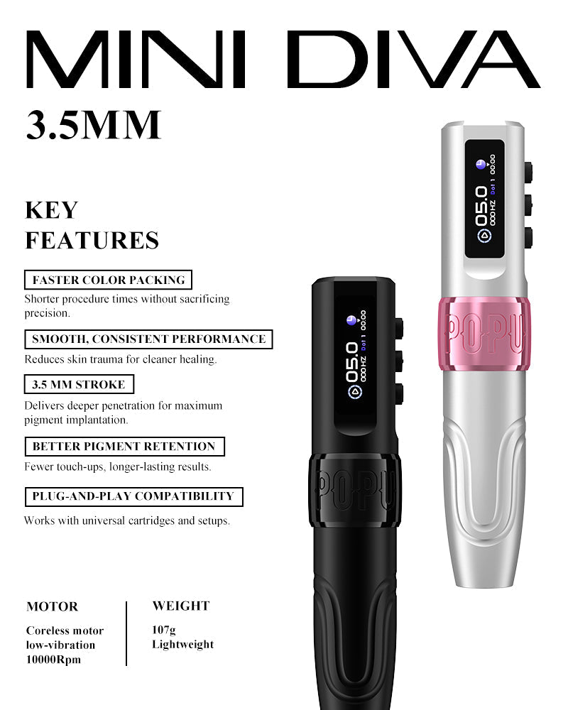 POPU Mini Diva Machine 3.5mm — PMU Pen Machine