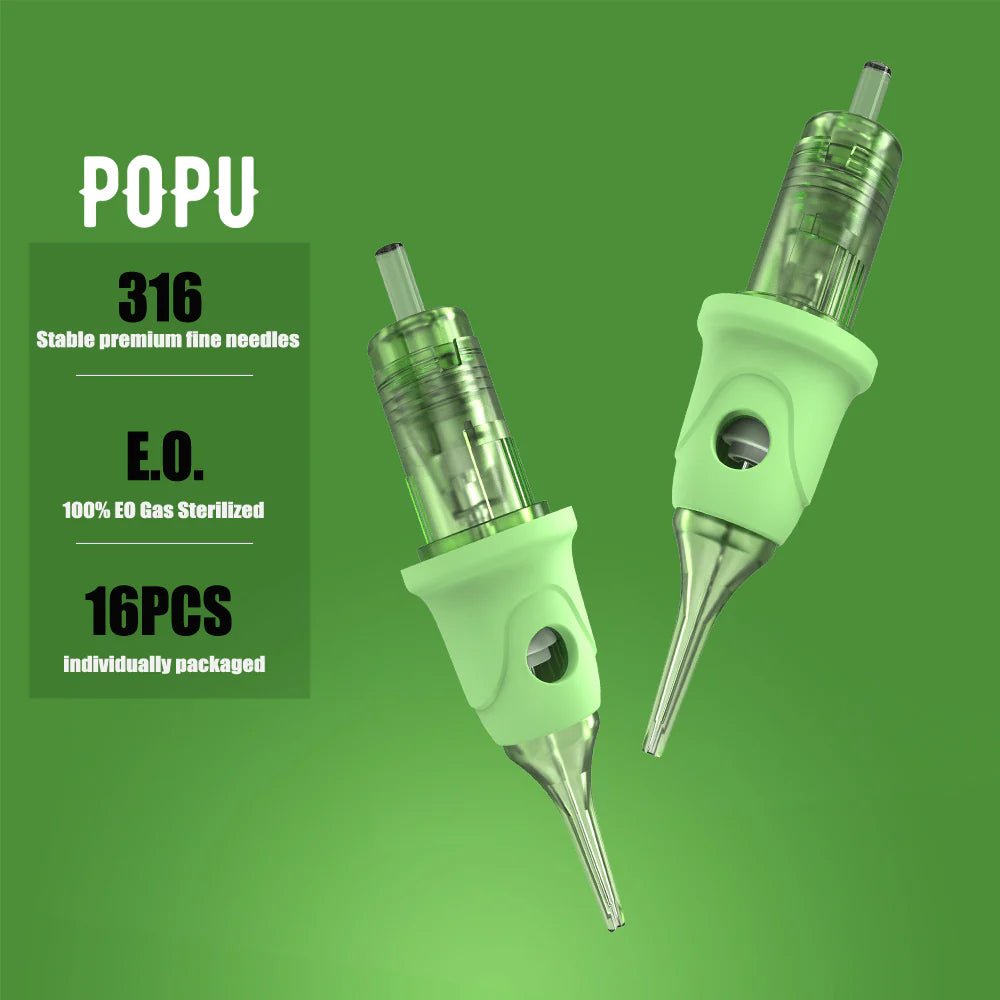 The Pigment - POPU - Omni V2 Cartridge 1 - Round Liner Medium Taper 0.20mm - 16pcs