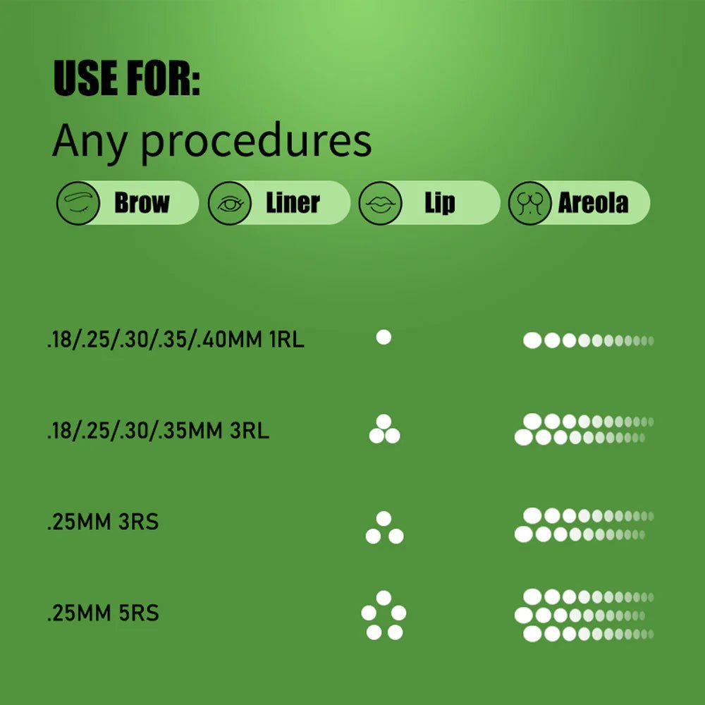 The Pigment - POPU - Omni V2 Cartridge 1 - Round Liner Medium Taper 0.20mm - 16pcs