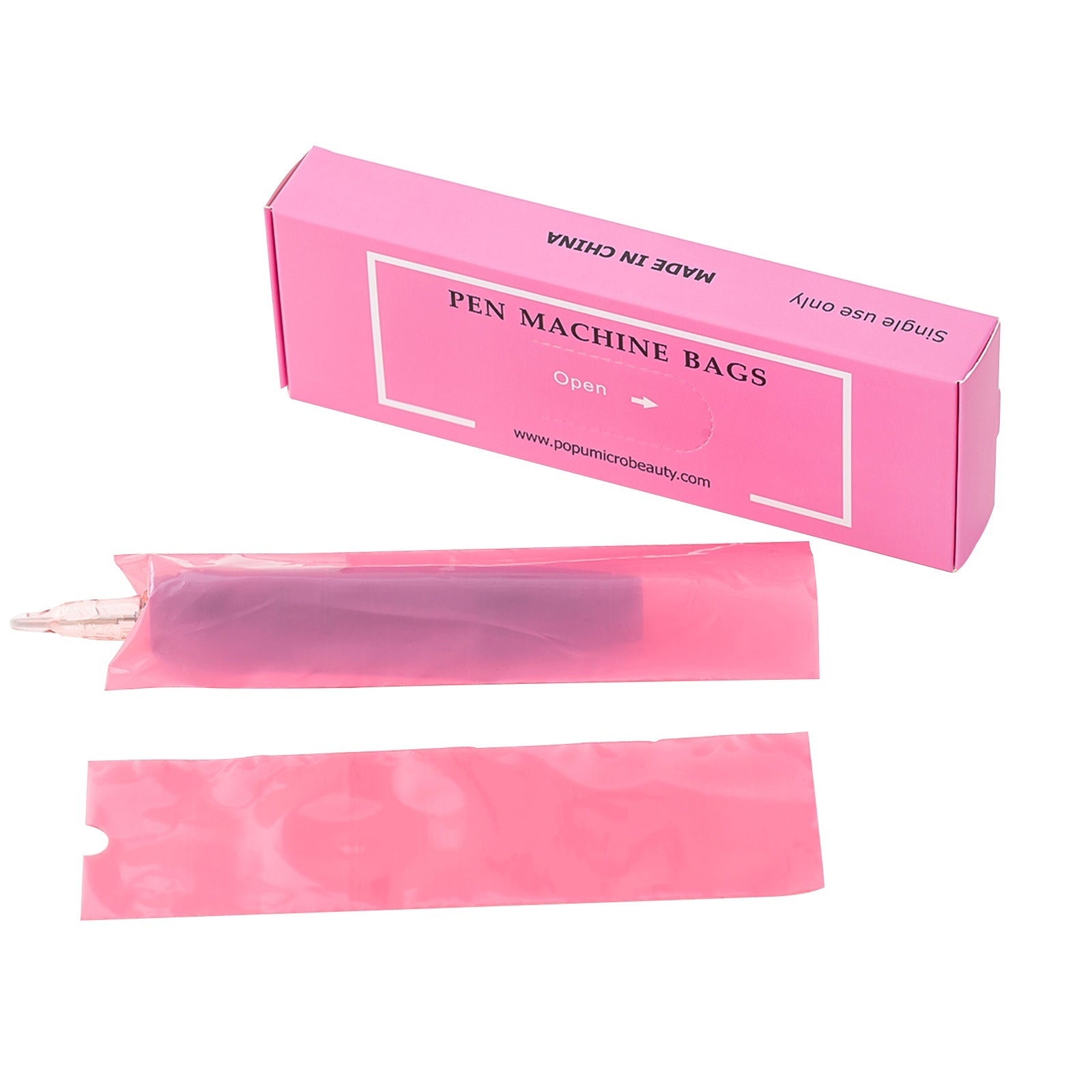 The Pigment - POPU - Pen Type Machine Cover - 200pcs - 52x165mm