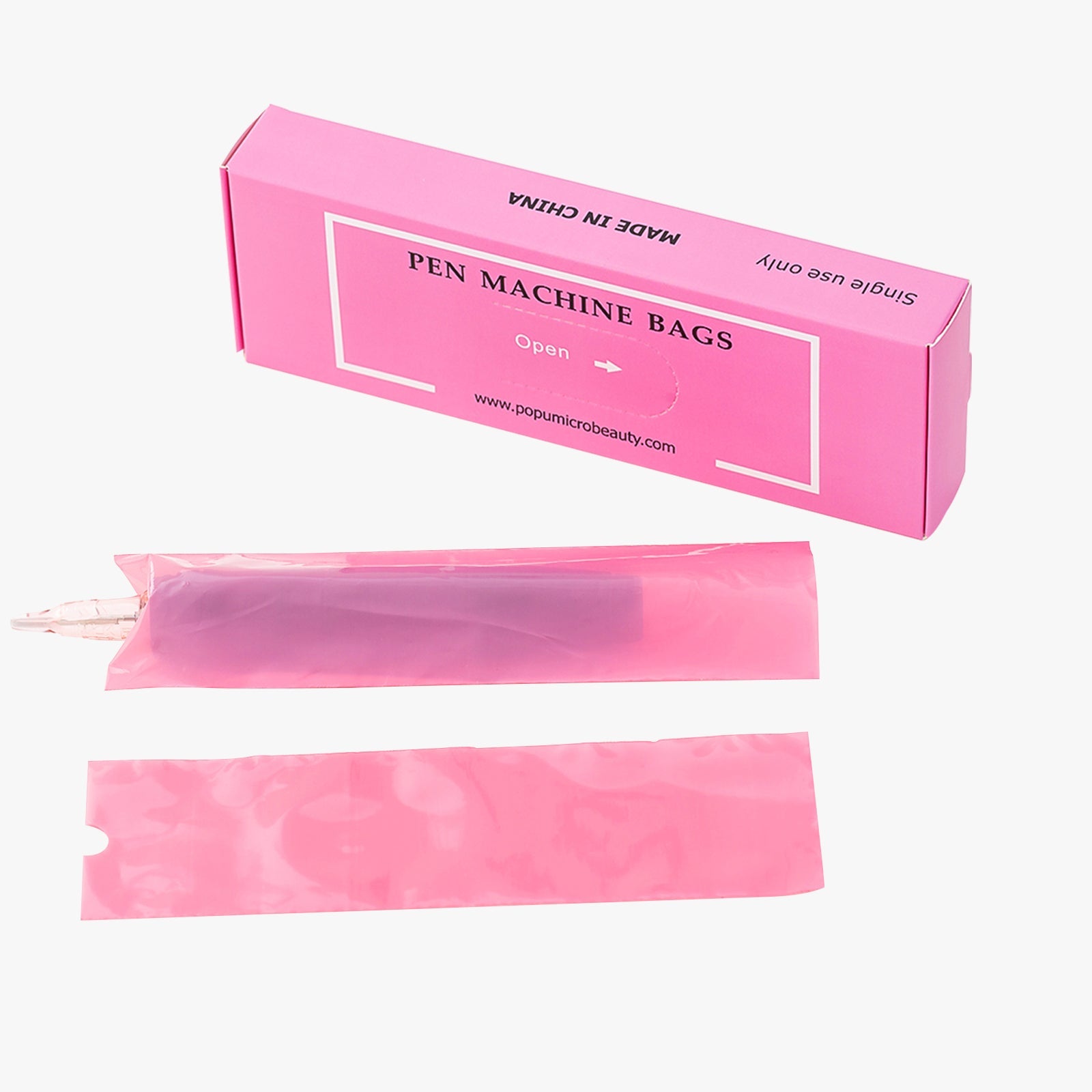 The Pigment - POPU - Pen Type Machine Cover - 200pcs - 65x178mm